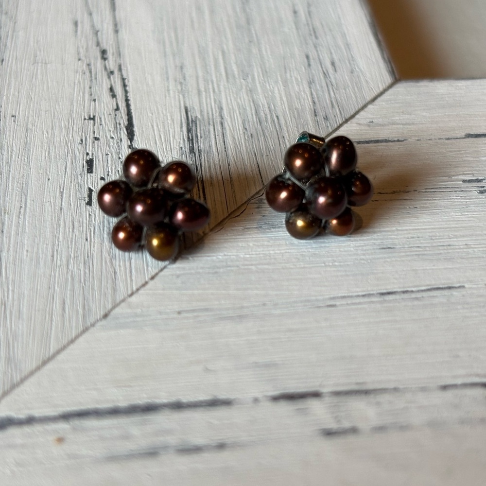 Black Pearl SS earrings